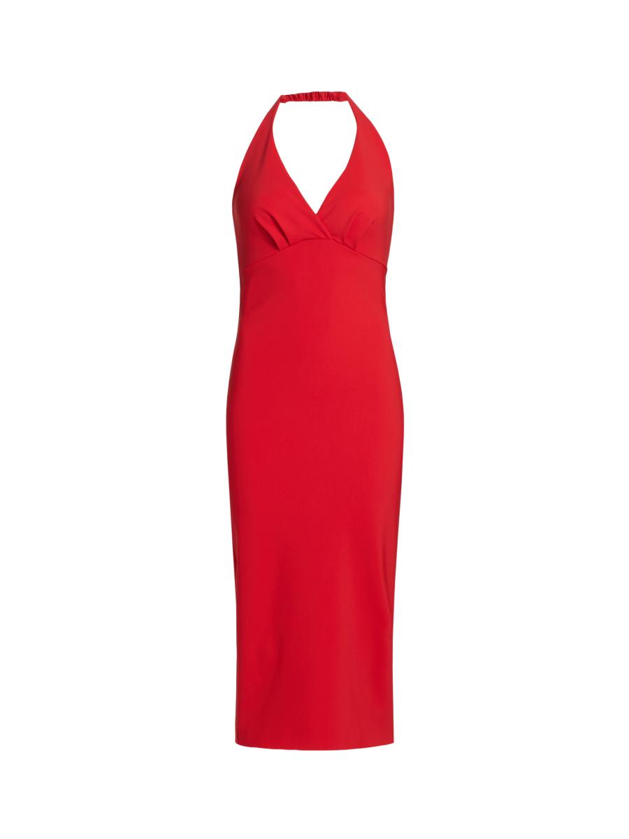 Chiara Boni La Petite Robe Valorie Halter Sheath Cocktail Dress