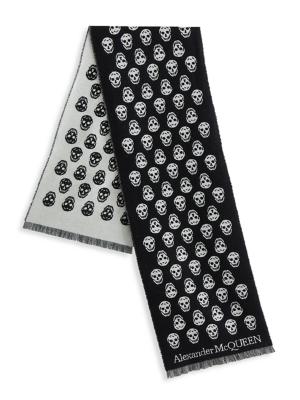 ALEXANDER MCQUEEN - Skull Wool Scarf