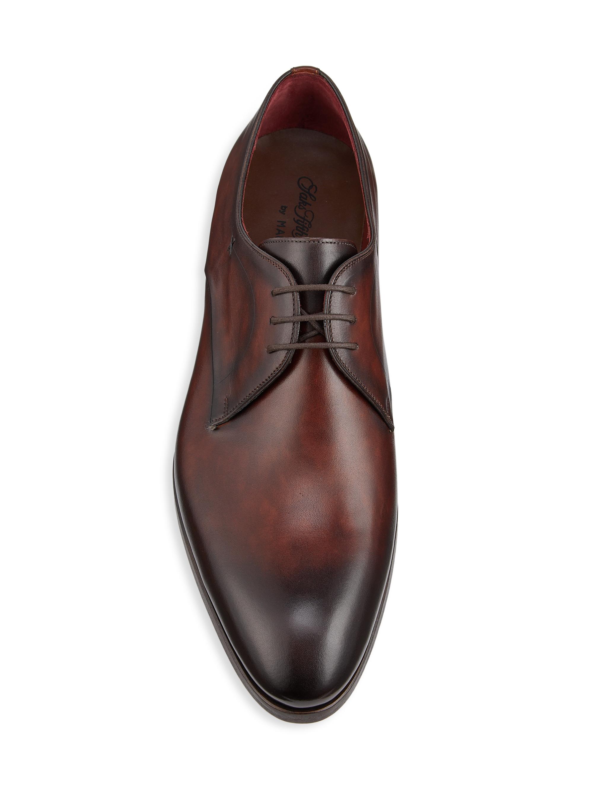 Saks Fifth Avenue COLLECTION Leather Oxfords | Saks Fifth Avenue display picture 3