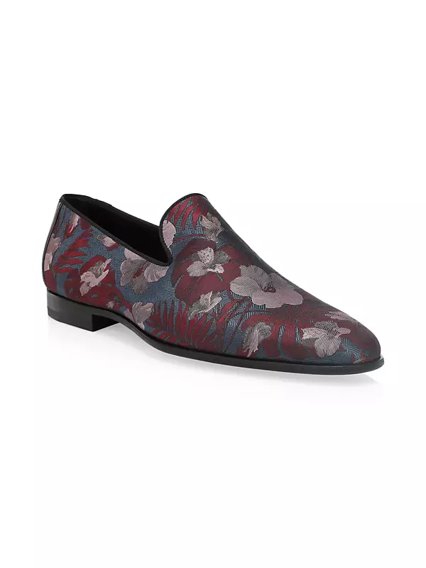 Luxury Men's Loafers Dress Shoes Snake Prints Formal Men Casual