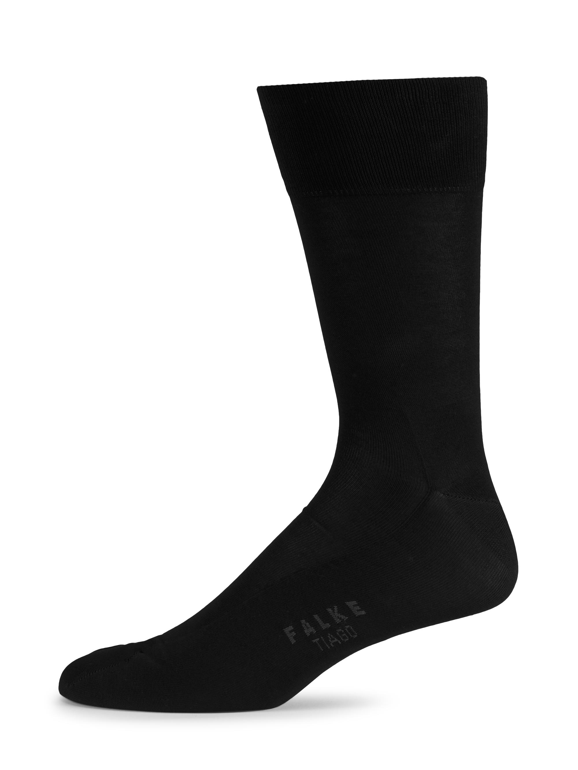 Falke Men's Tiago Cotton Socks, Pack of 3 - Black