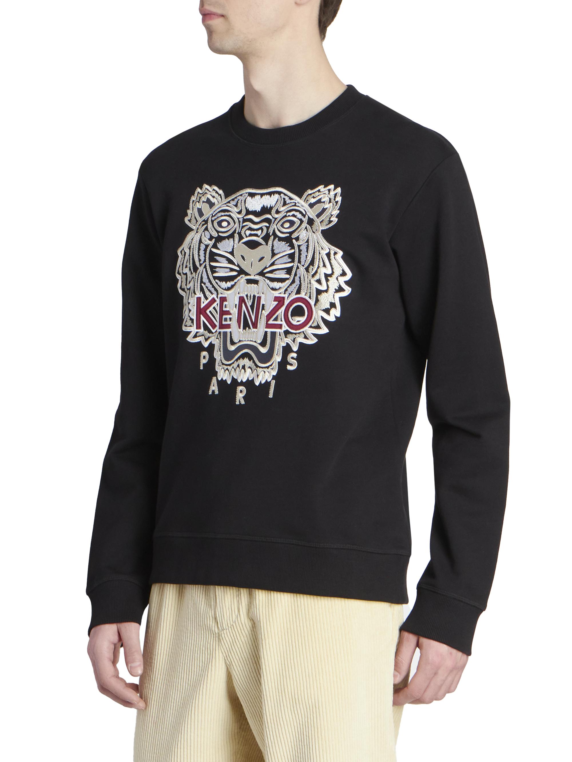 トップス KENZO Tiger Sweatshirt W Kenzo Limited Edition Tiger Logo Embroidered Chinese New