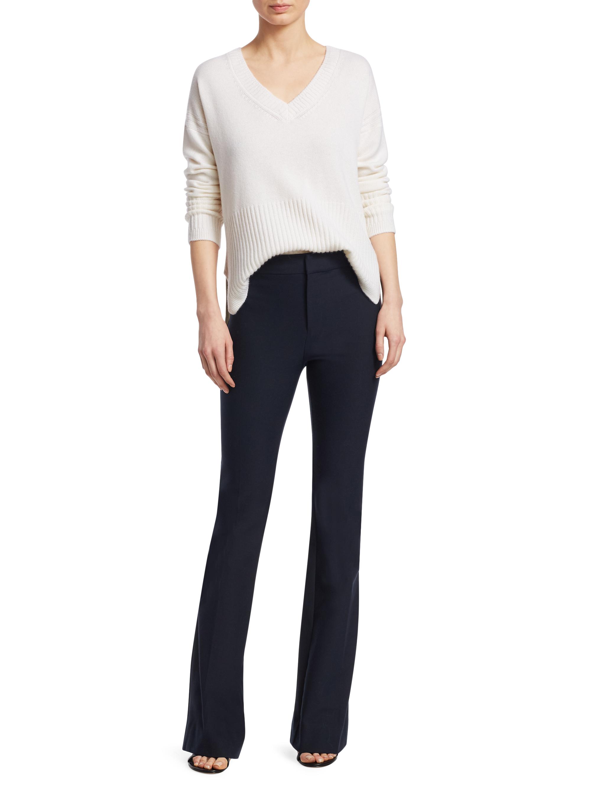 Derek Lam 10 Crosby Women's Crosby Flare Pant - Black | Thumbnail 2