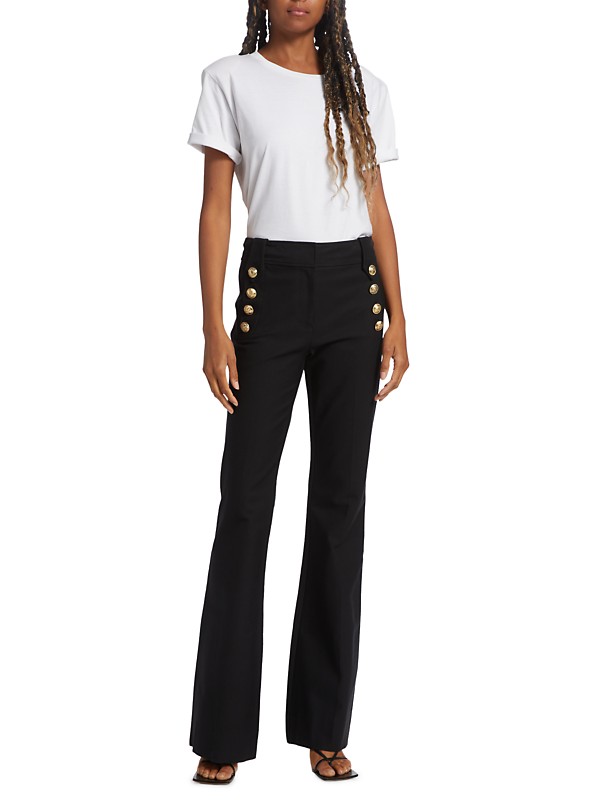 Shop Derek Lam 10 Crosby Robertson Flare Pants | Saks Fifth Shop Derek Lam 10 Crosby Robertson Flare Pants | Saks Fifth