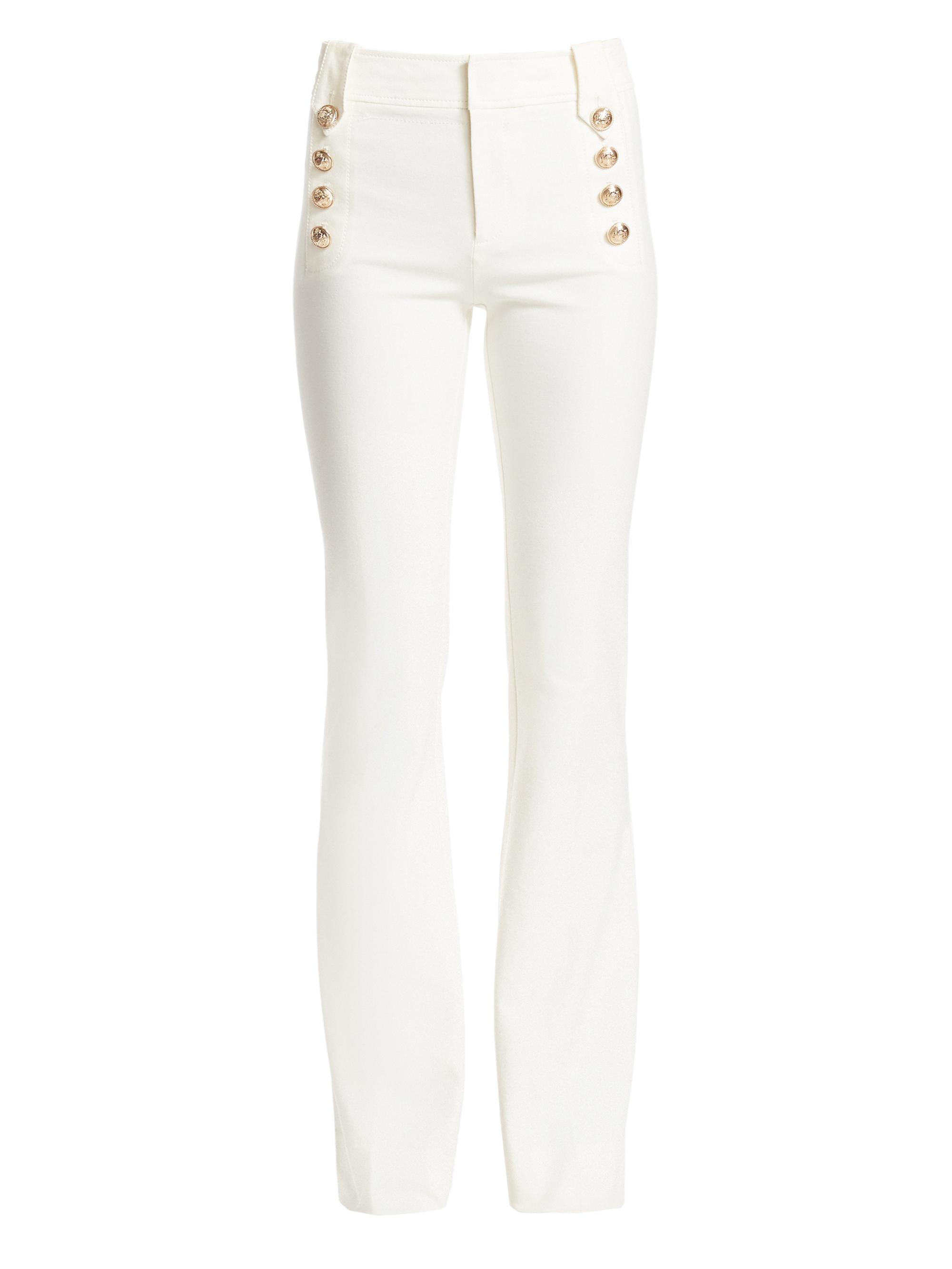 Derek Lam 10 Crosby Women's Robertson Flare Pants - White | Thumbnail 7