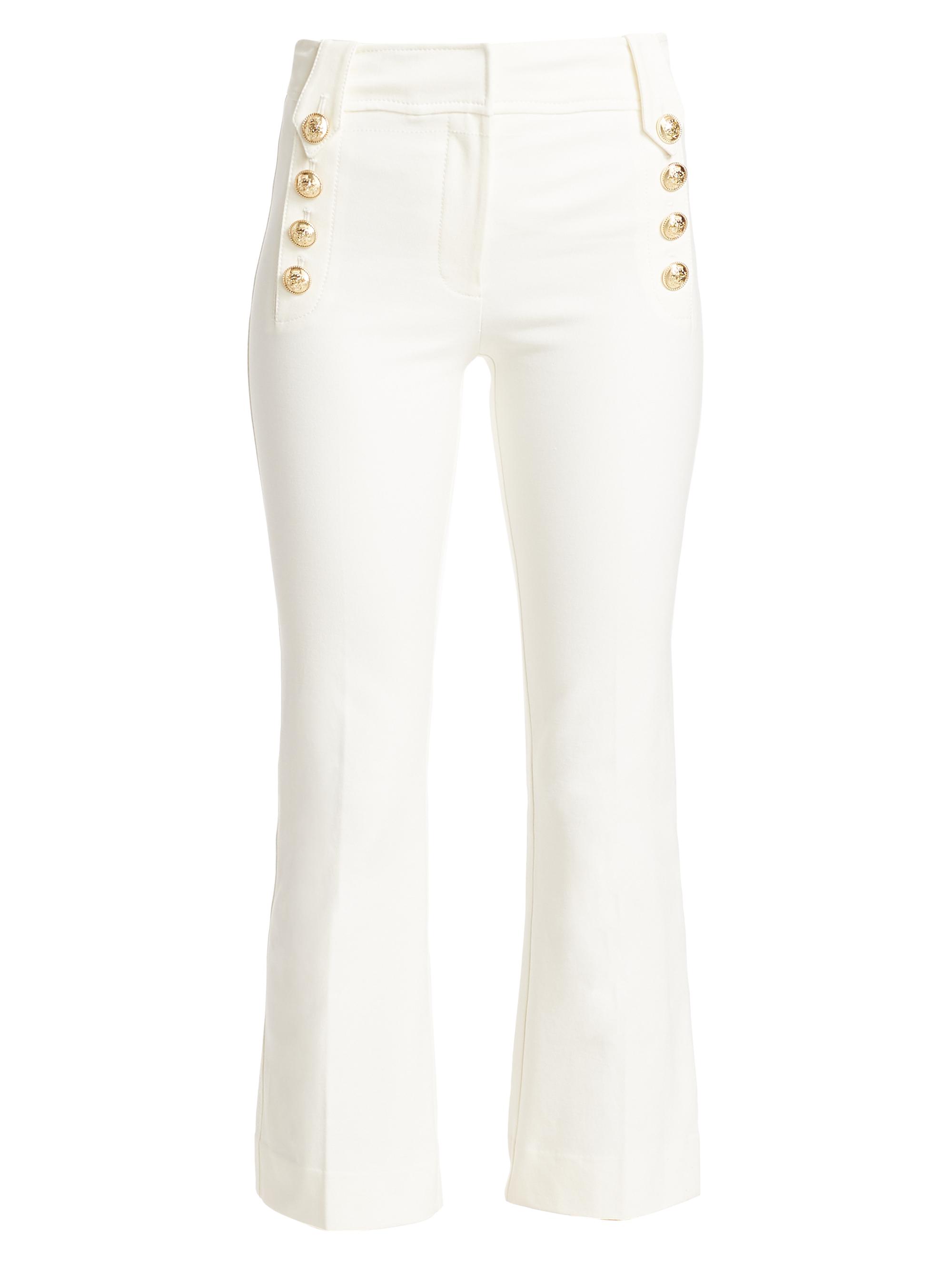 Derek Lam 10 Crosby Women's Robertson Crop Flare Pants - White