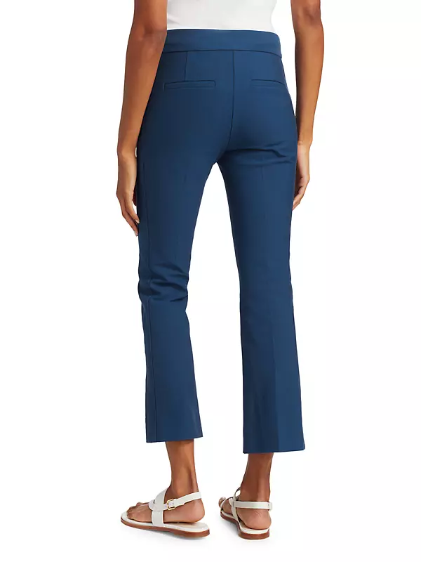 Adeline Cropped Flare Trousers