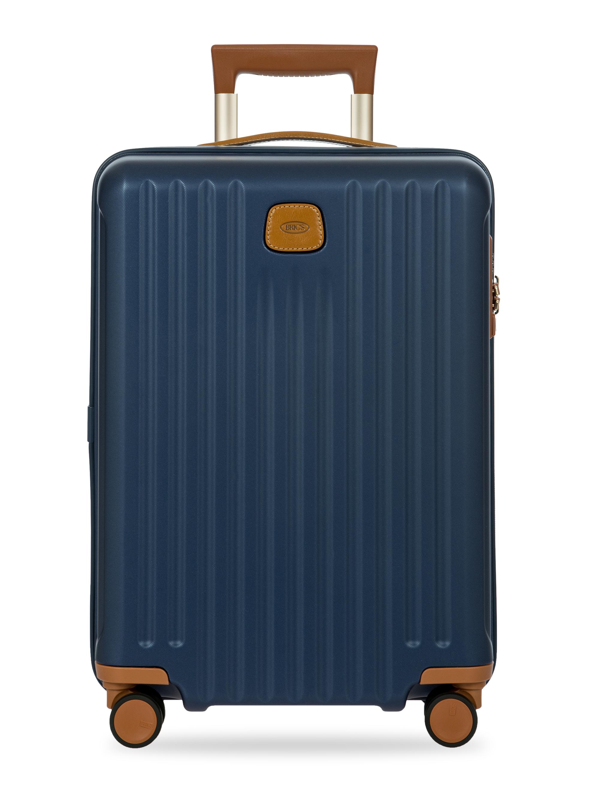 Bric's Men's Capri 21-Inch Spinner Expandable Luggage - Silver