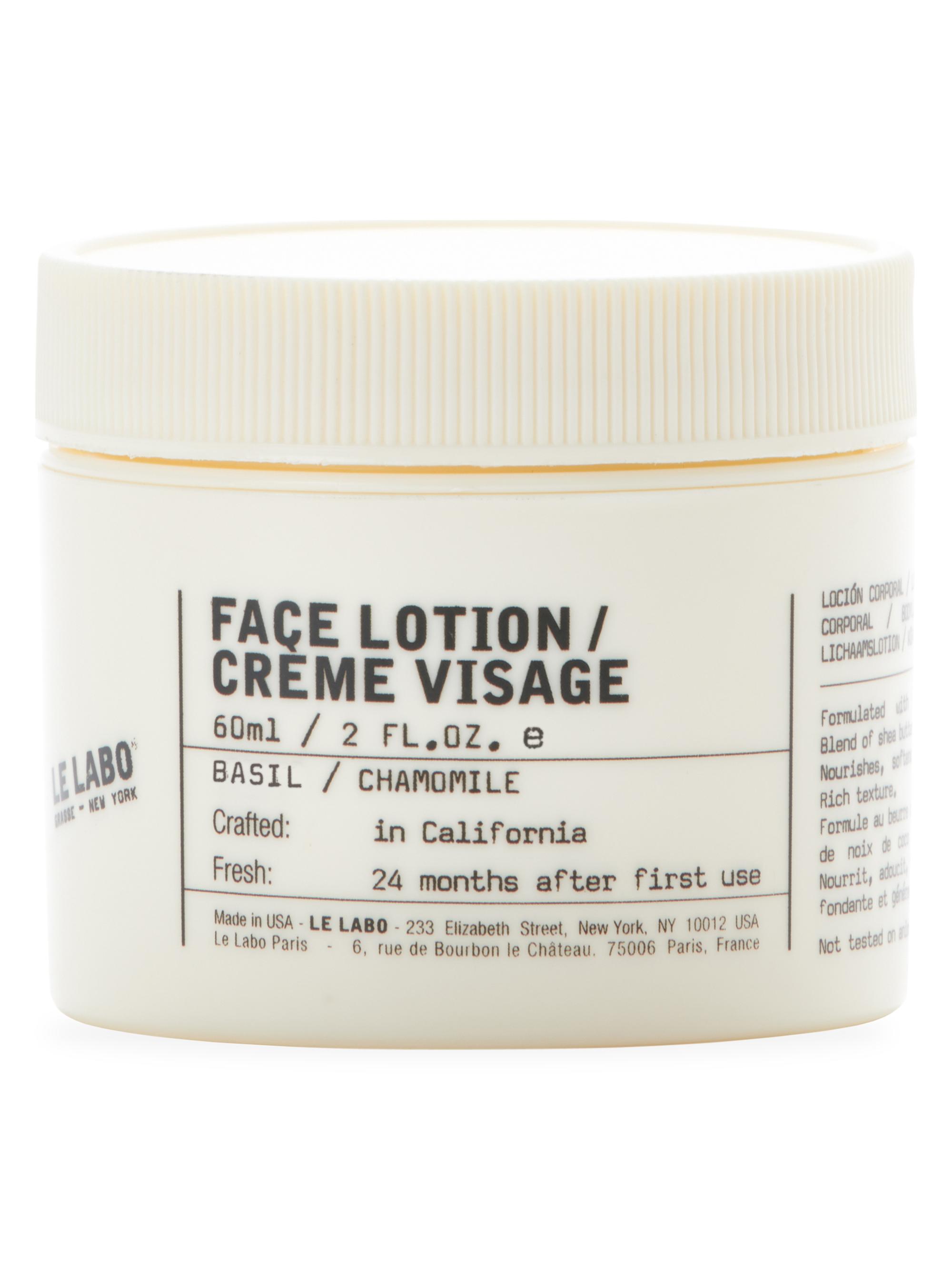 Le Labo Women's Face Lotion Basil