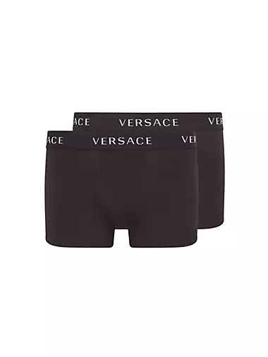 Womens Luxury Versace Style Black Boxing Shorts