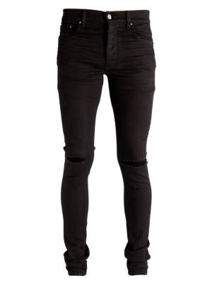 AMIRI Black Distressed Jeans