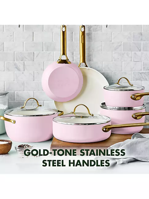 Granitestone Pots and Pans Set Ceramic Nonstick Cookware Set 10