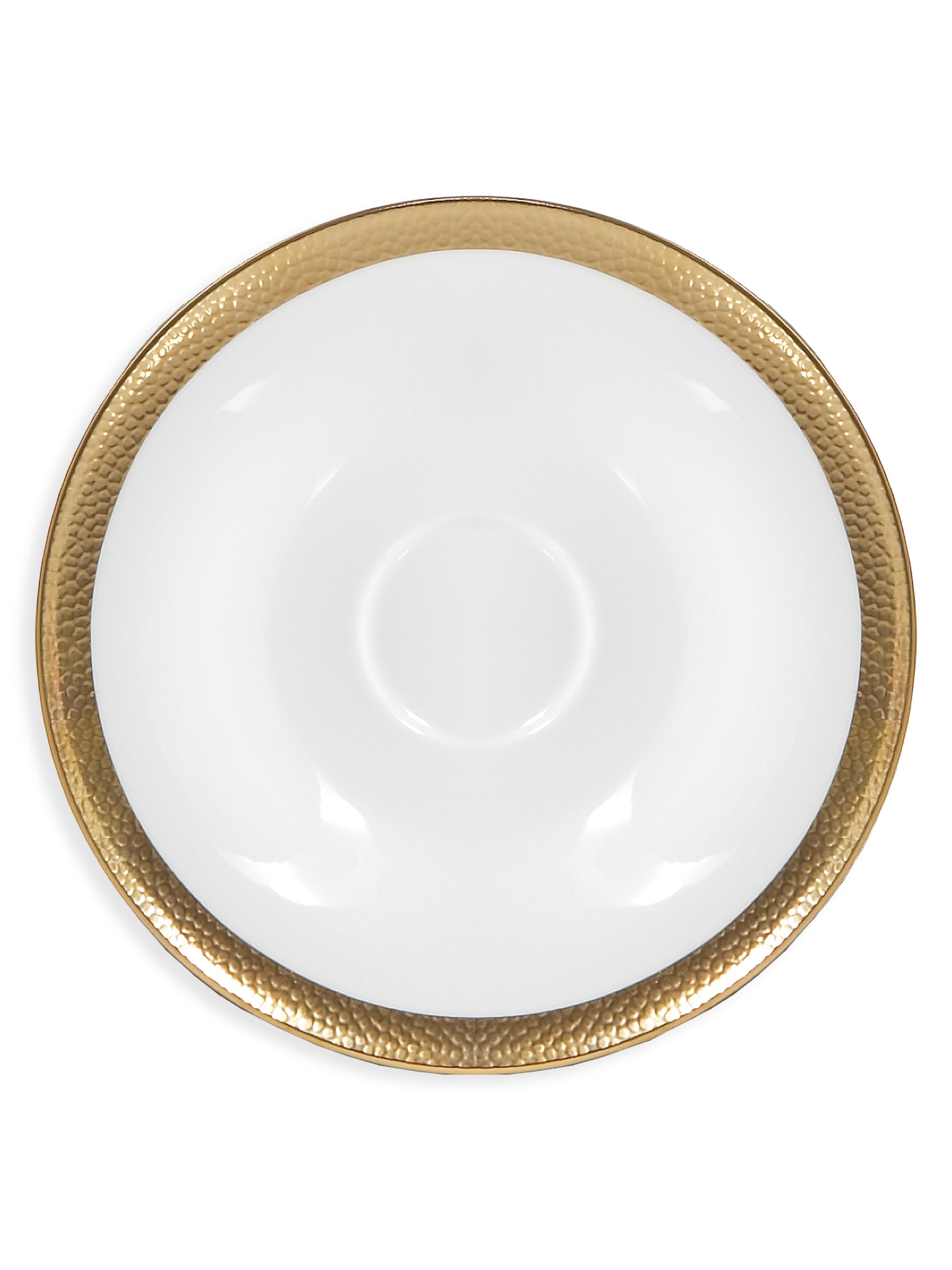 Michael Aram Goldsmith Porcelain Saucer