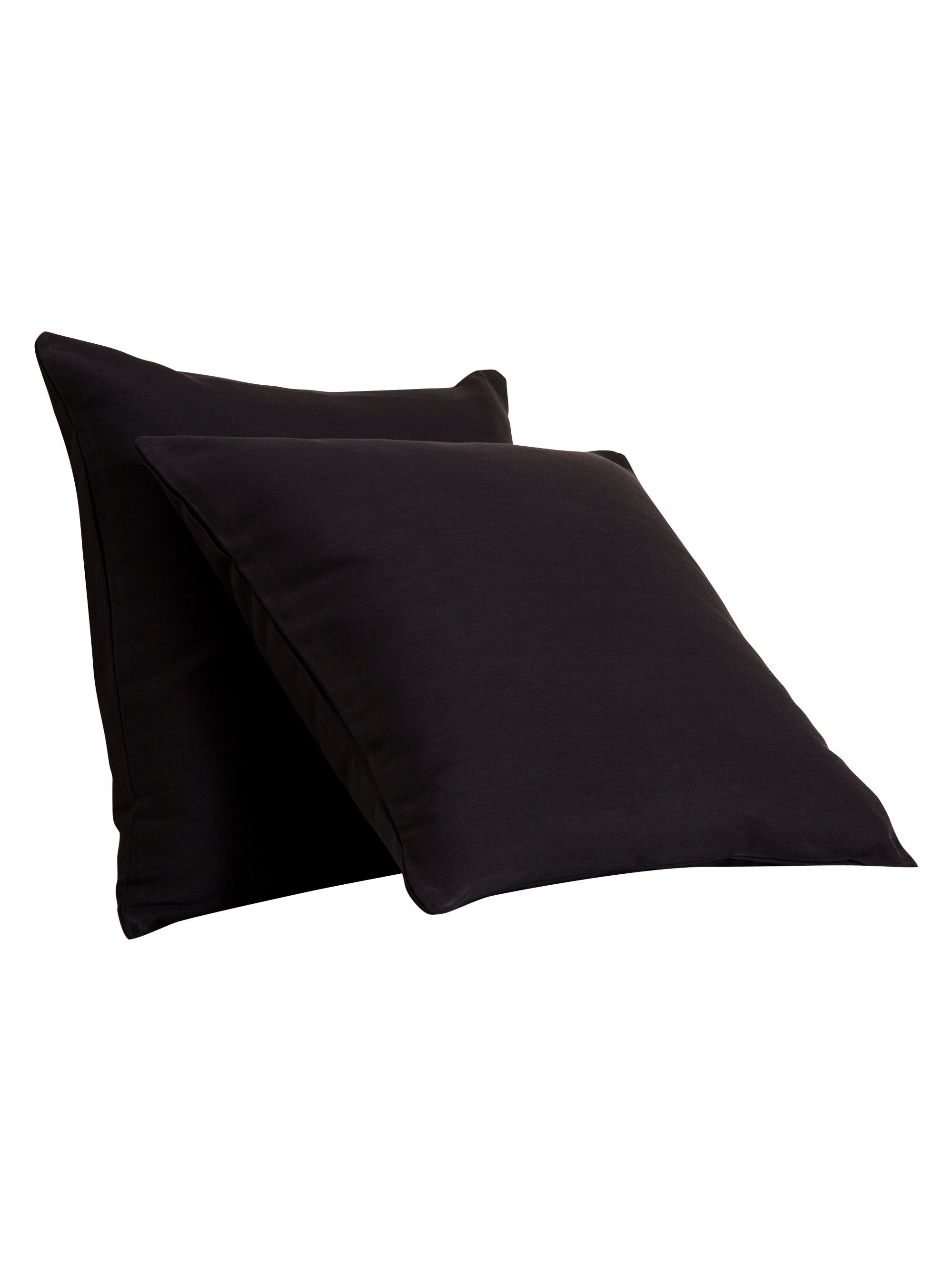 Frette Lux Passepartout Decorative Cushion - Black | Thumbnail 4