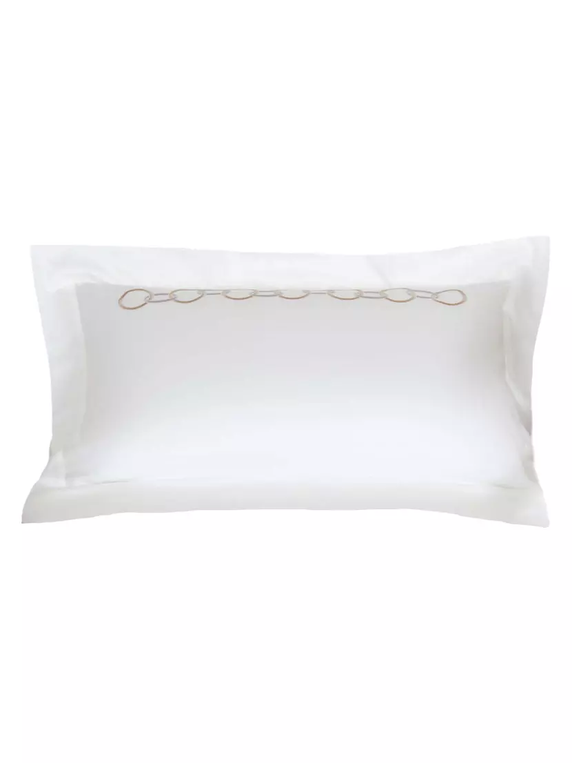 Frette Links Embroidery 300 Thread Count Sham