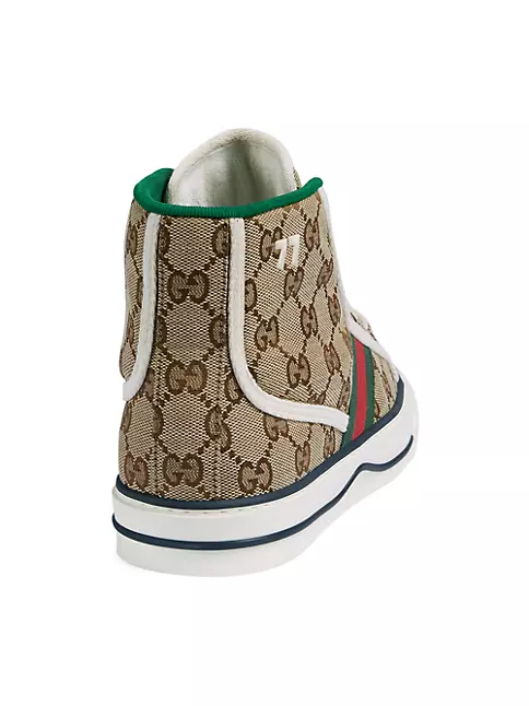 Gucci Tennis 1977 GG high-top sneakers  Ring Handbag - RvceShops Revival -  Brown Gucci GG Canvas Abbey D