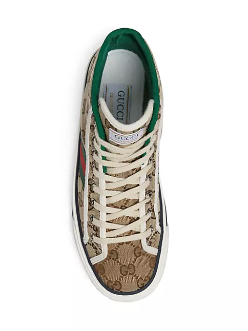Gucci X Balenciaga Brown Canvas Triple S Sneakers Size 41 Gucci x