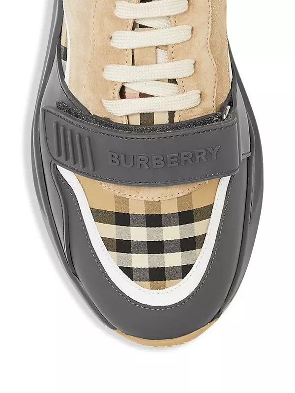 Burberry Ramsey M Vintage Check Low-Top Sneakers - Bergdorf Goodman