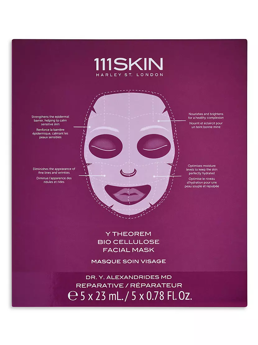 111SKIN Y Theorem Bio Cellulose 5-Piece Facial Mask Set