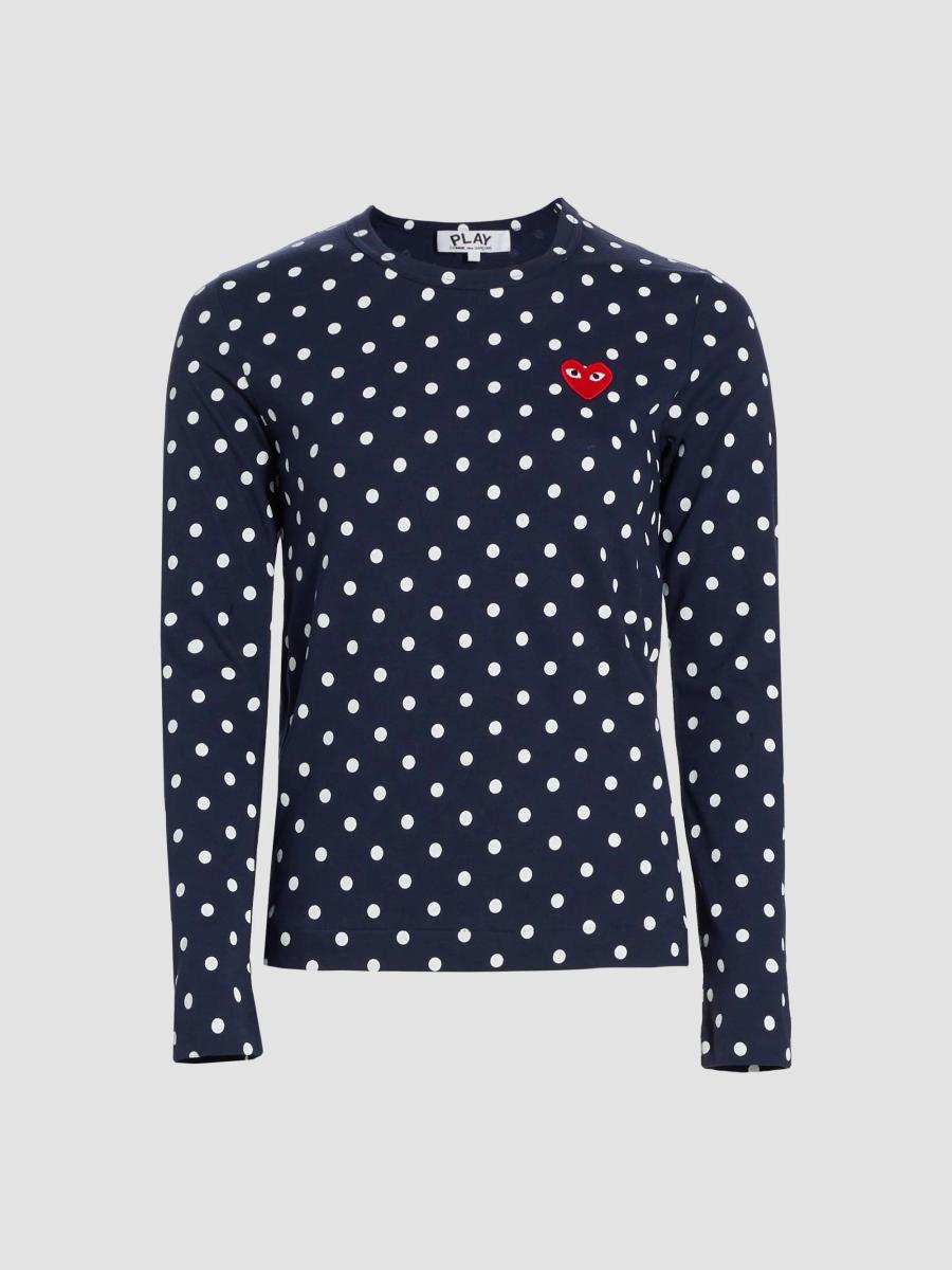 Comme des Garçons PLAY Polka-Dot T-Shirt | Saks Fifth Avenue