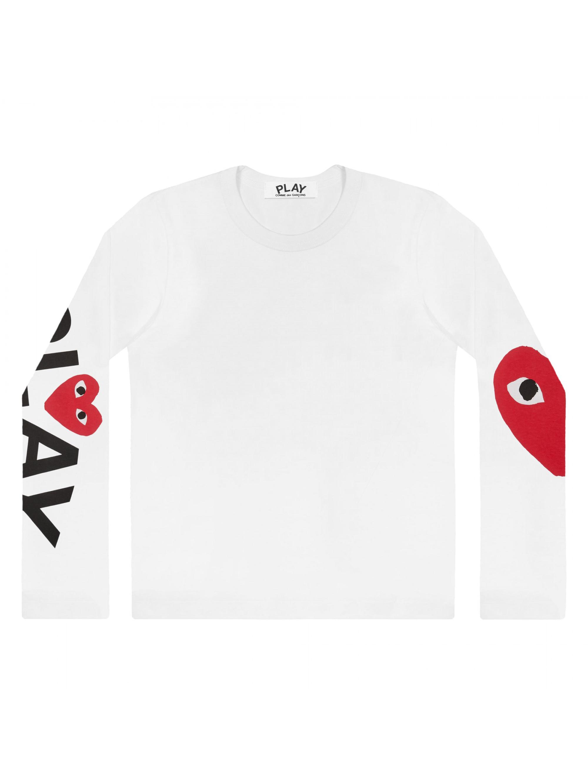 PLAY COMME DES GARÇONS Long T-Shirt Comme des Garçons PLAY Play Logo Long-Sleeve T-Shirt | Saks