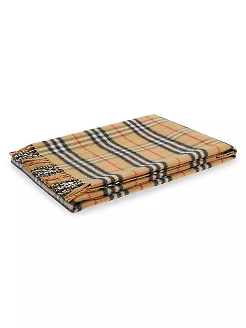Baby Cashmere Blanket in Brown - Gucci Kids