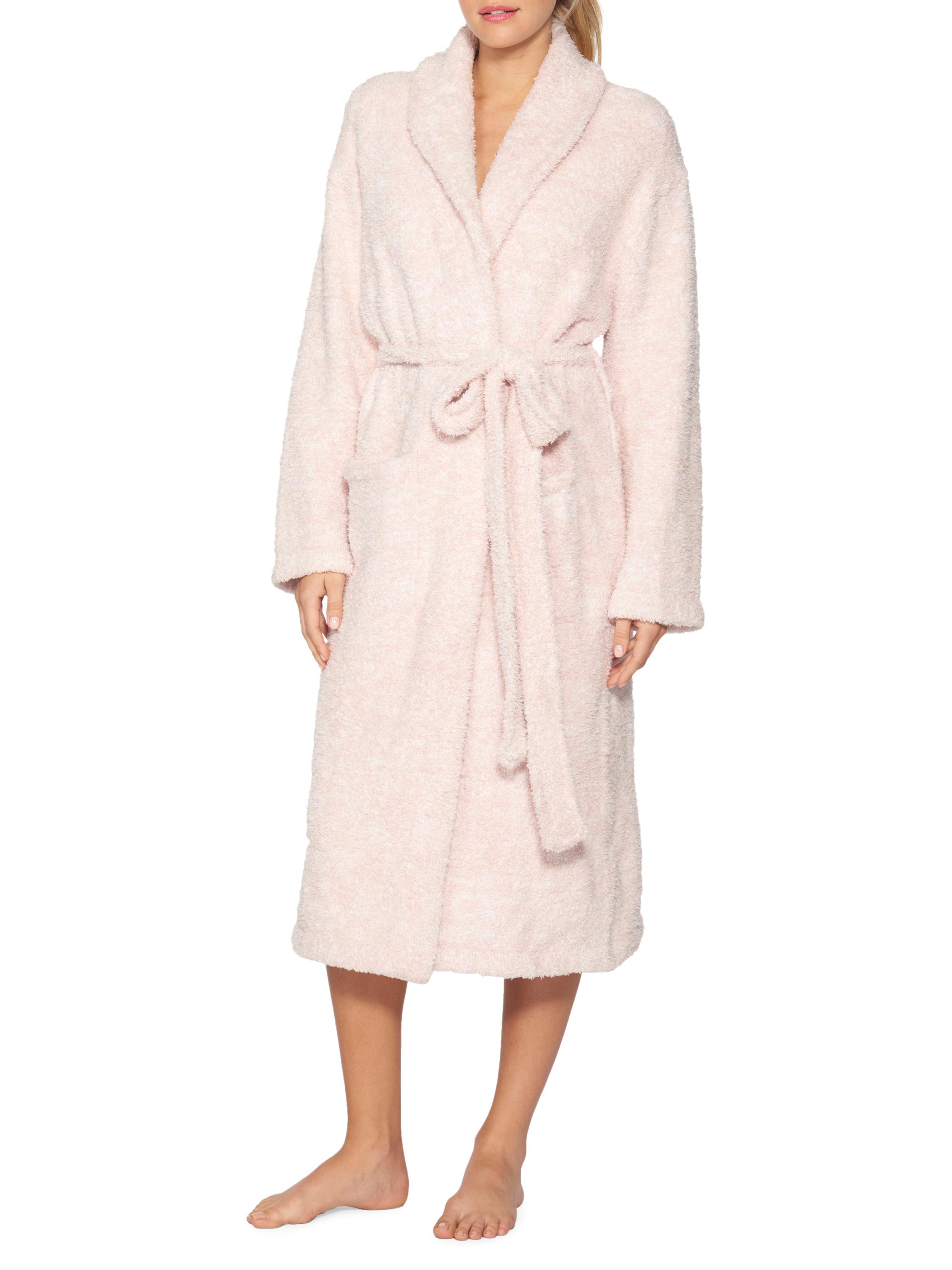 Barefoot Dreams Women's The CozyChic Heathered Robe - Heathered Dusty Rose