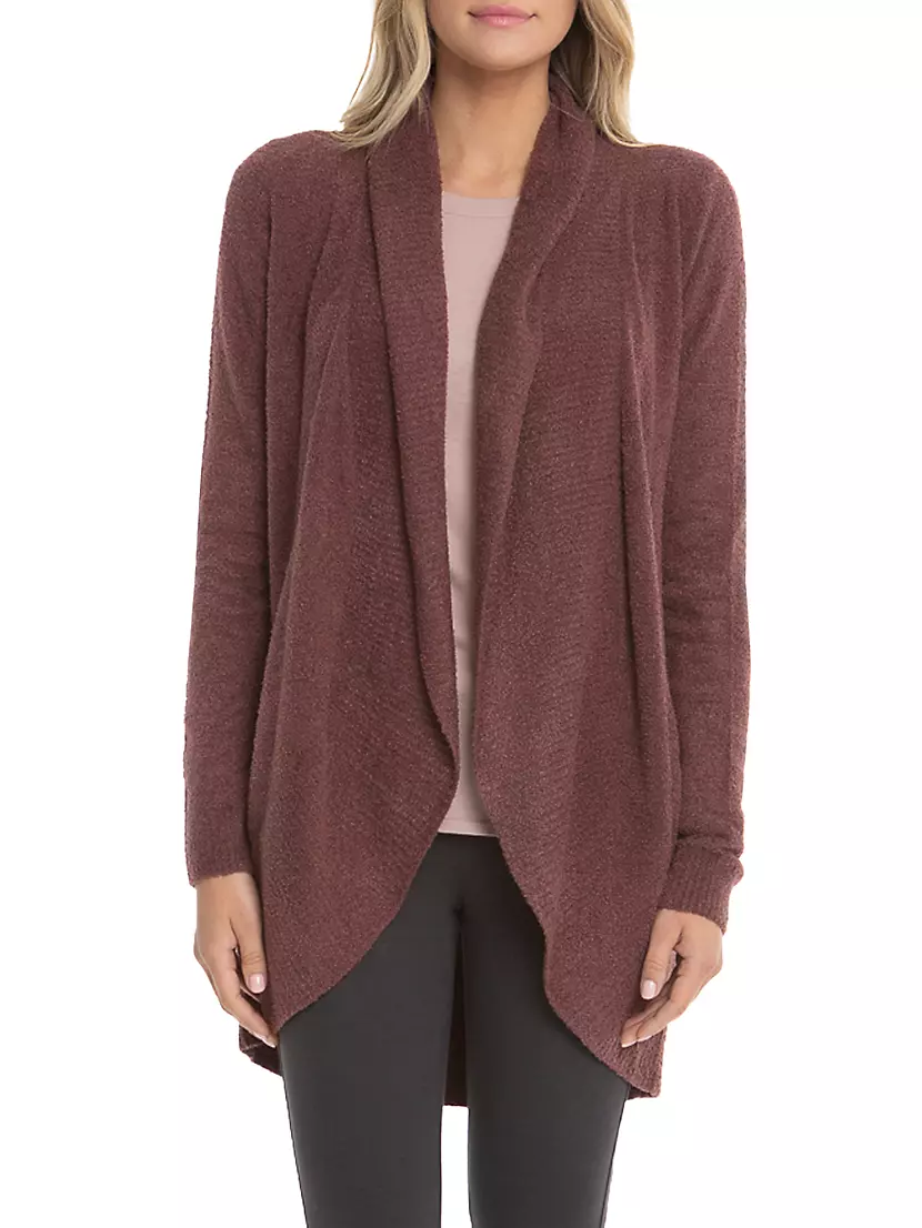 Shop Barefoot Dreams The Cozy Chic Lite Circle Cardigan | Saks Fifth Avenue | Cardigans