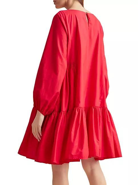 Shop Merlette Byward Cotton Trapeze Dress | Saks Fifth Avenue