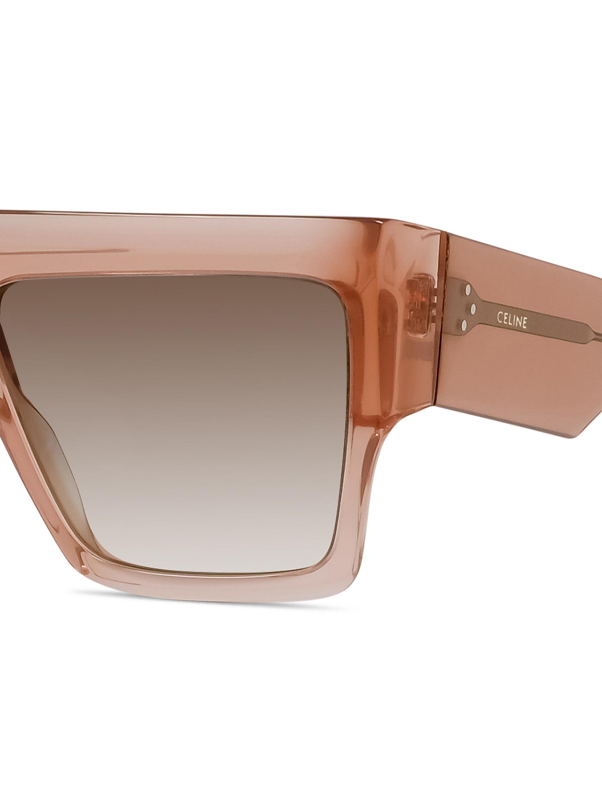 CELINE 60MM Flat-Top Square Sunglasses | Saks Fifth Avenue display picture 1