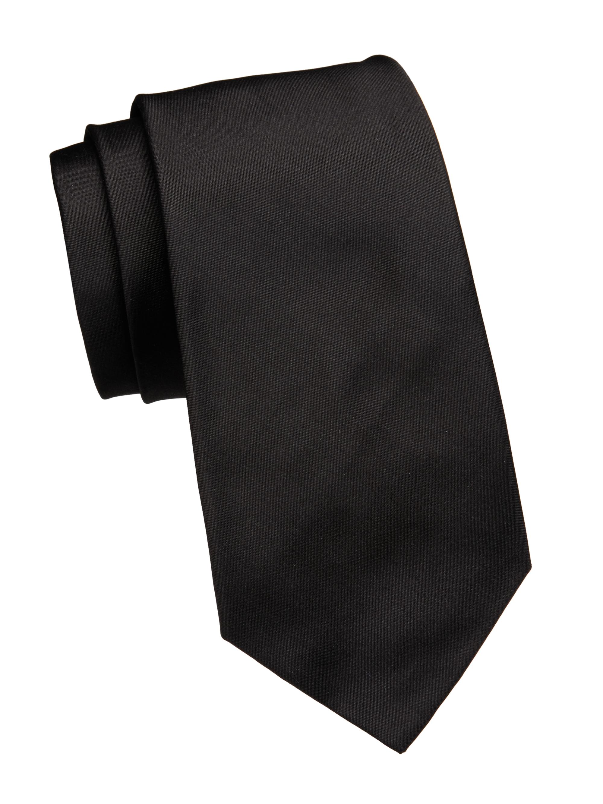 Ralph Lauren Purple Label Men's Classic Tie - Black