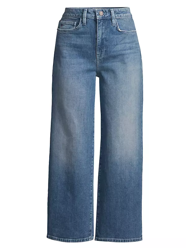 Wyckoff High-Rise Stretch Wide-Leg Jeans