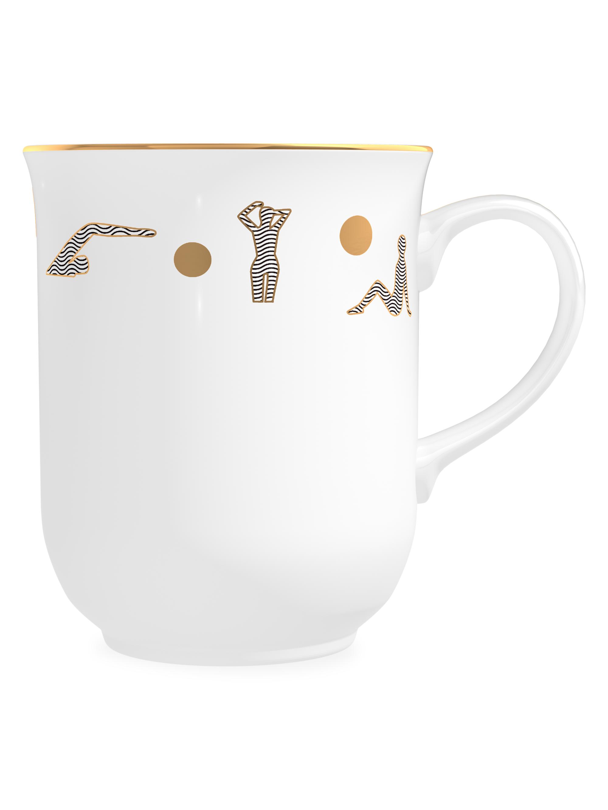 Memo Paris Women's Graines Vagabondes Jasmine Scented Porcelain Coffee Mug Candle