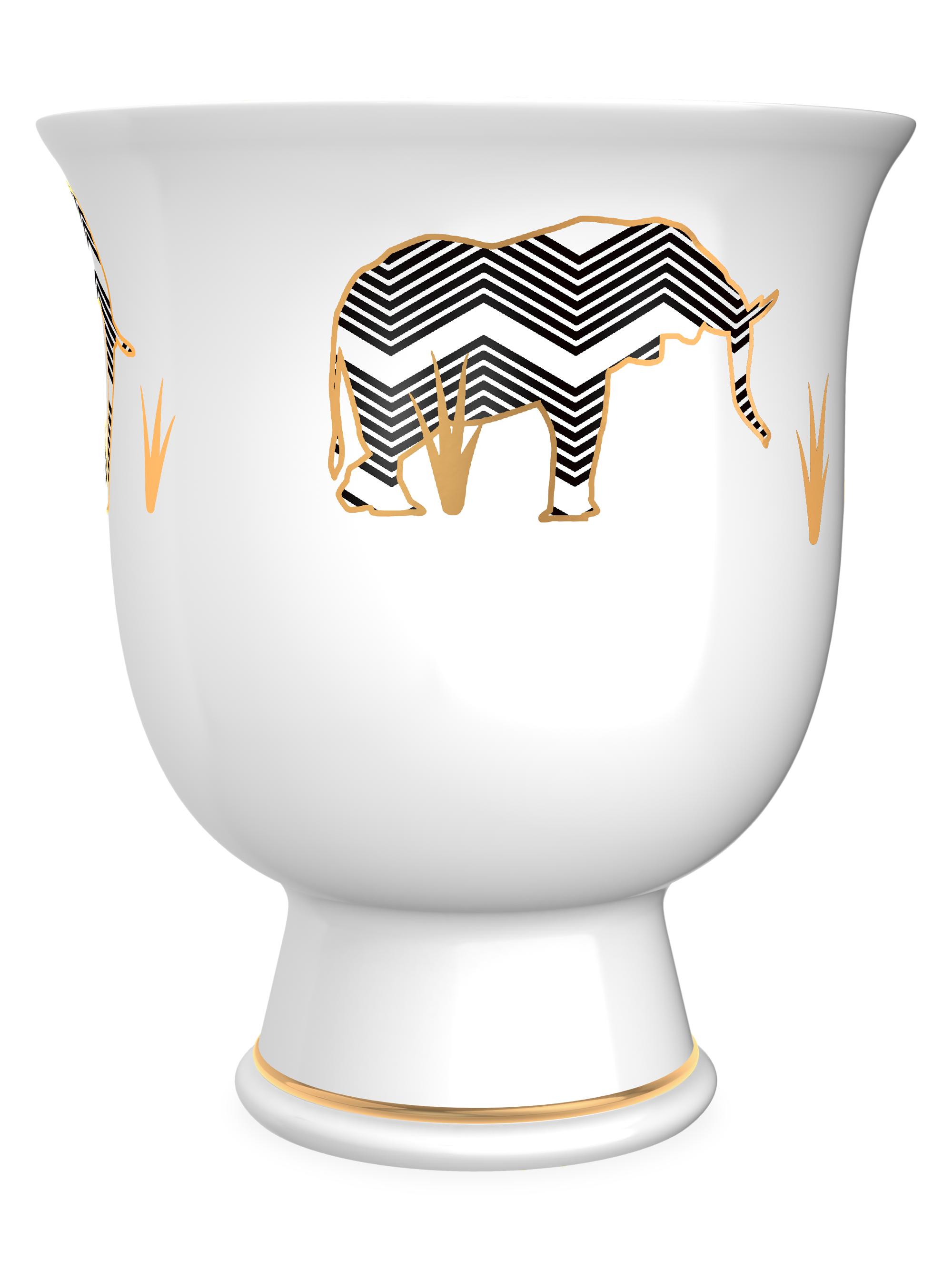 Memo Paris Women's Les Echappées 4-Piece Grapefruit Scented Bone China Eggcup Candle Set