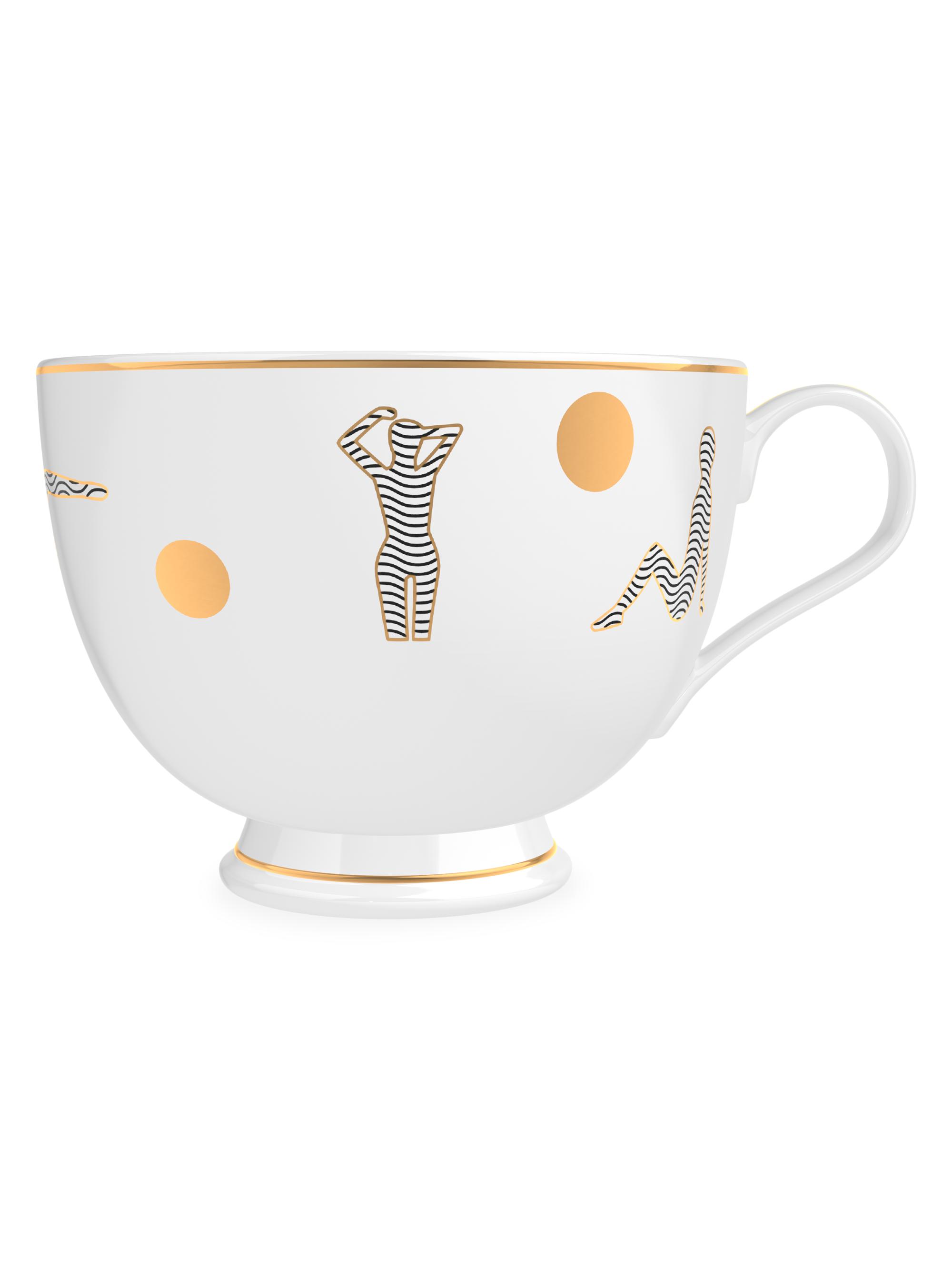 Memo Paris Women's Les Echappées 2-Piece Jasmine Scented Bone China Tea Cup Candle Set