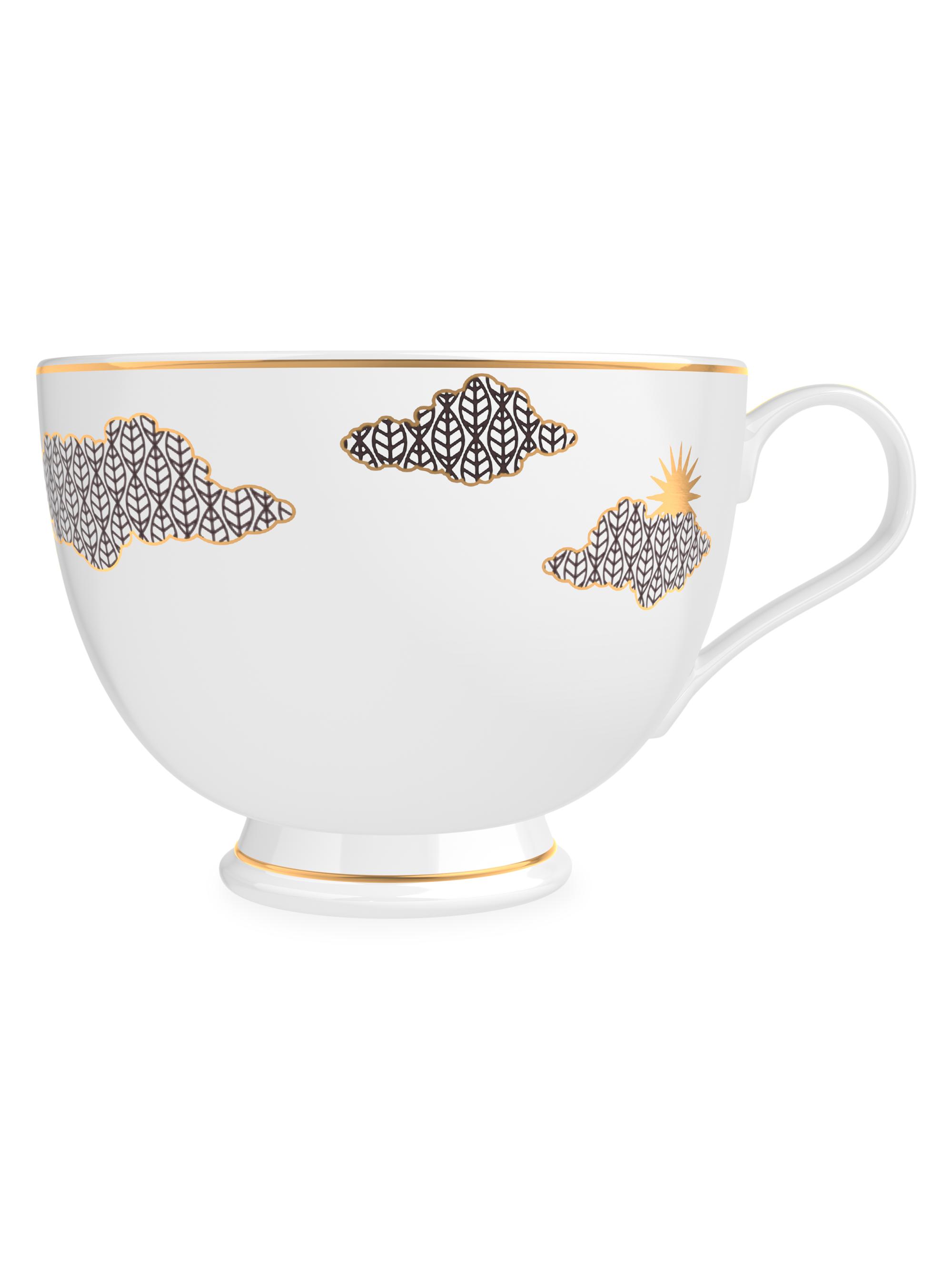 Memo Paris Women's Les Echappées 2-Piece Grapefruit Scented Porcelain Tea Cup Candle Set