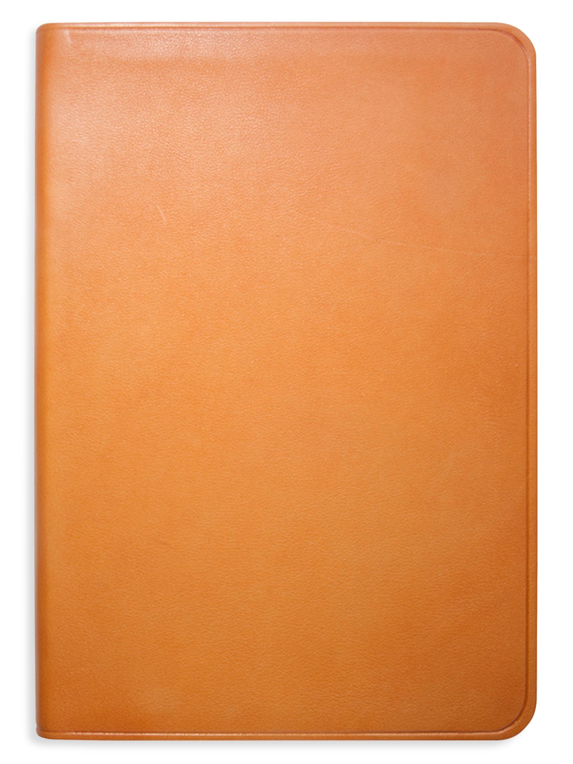 Graphic Image Small Flexible Leather Cover Journal - Brown