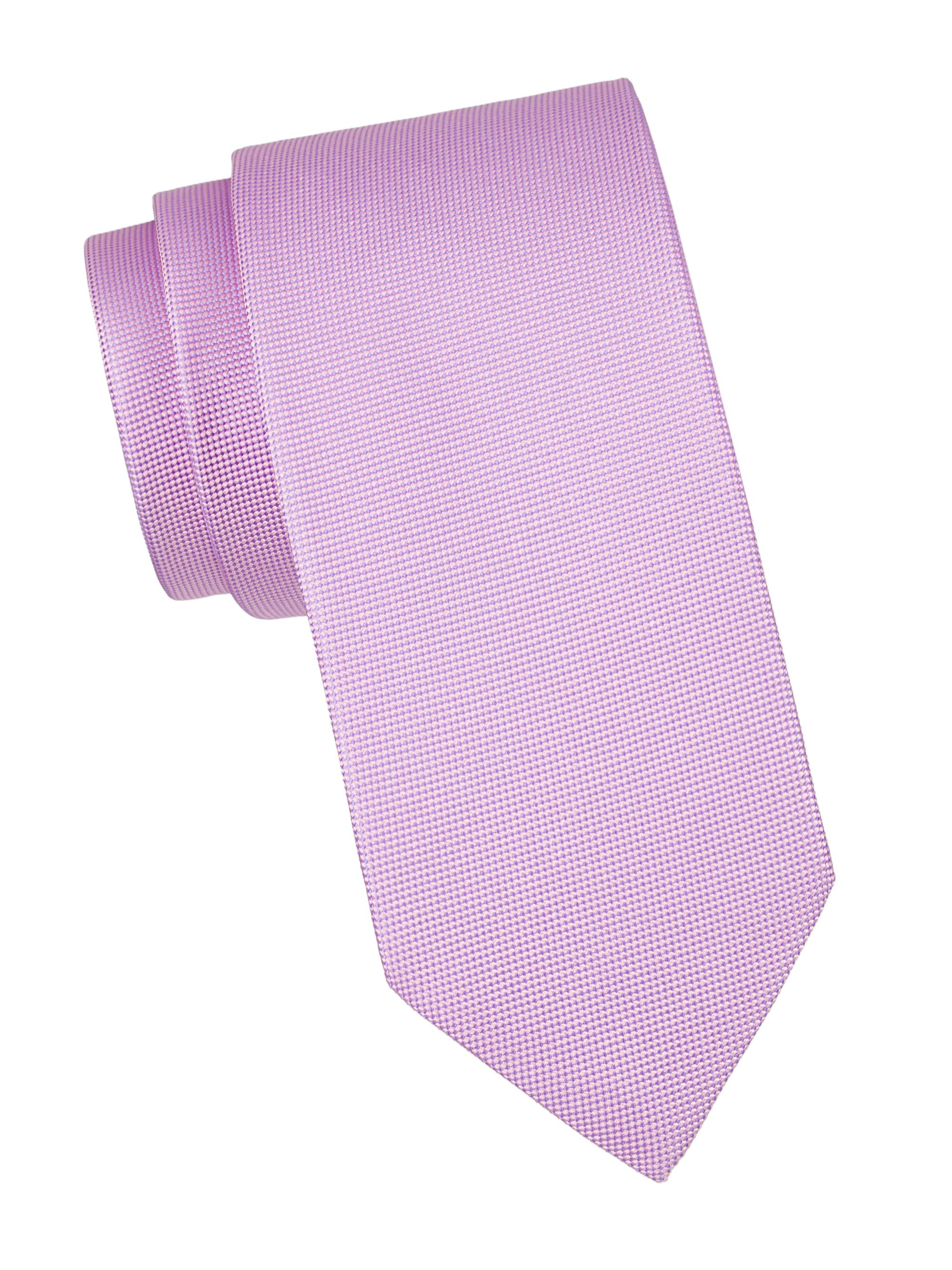 Eton Men's Diamond Tie - Pink Red