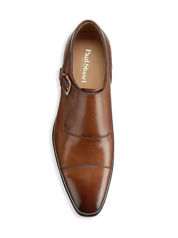 Giordano Monk-Strap Leather Shoes