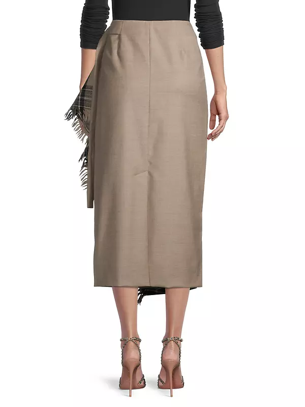 Pigna Virgin Wool Blanket Skirt