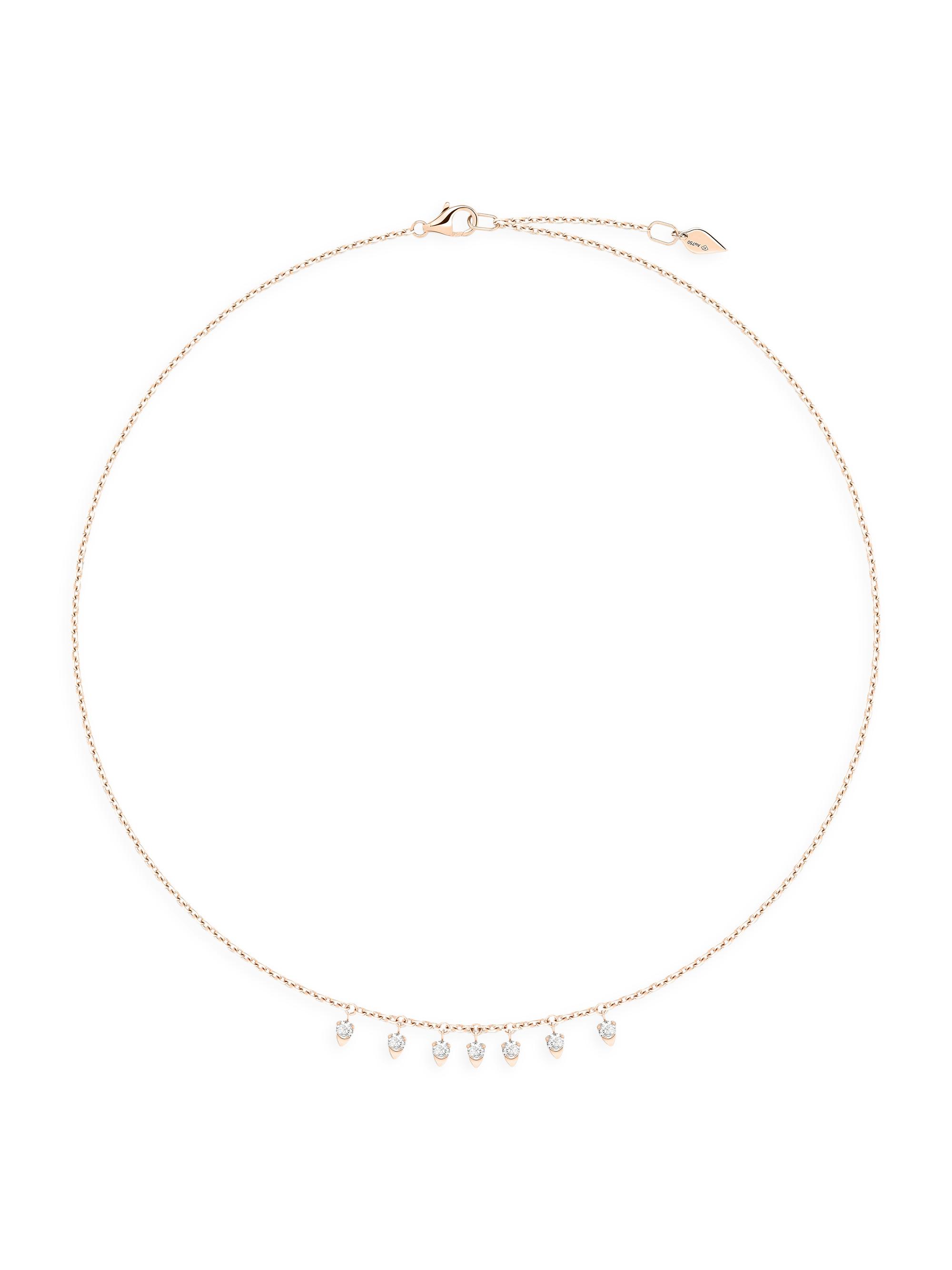 Piaget Women's Sunlight 18K Rose Gold & Floating Diamond Necklace - Rose Gold