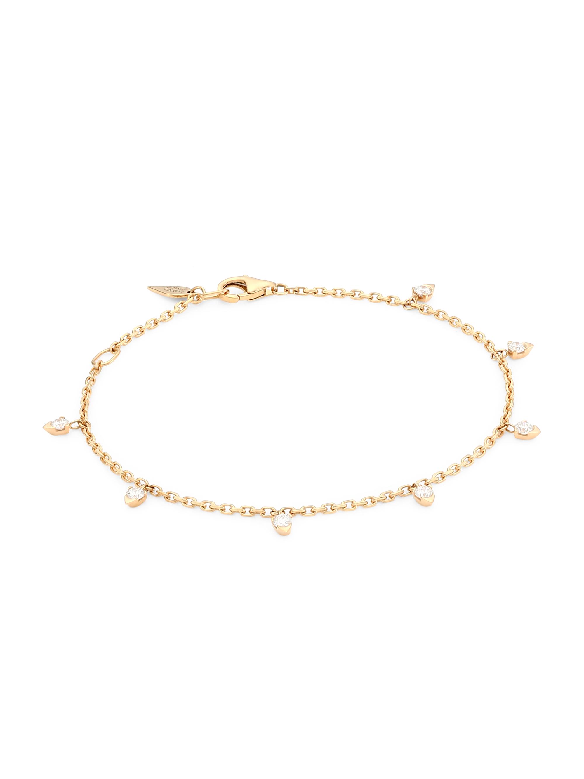 Piaget Women's Sunlight 18K Rose Gold & Diamond Charm Bracelet