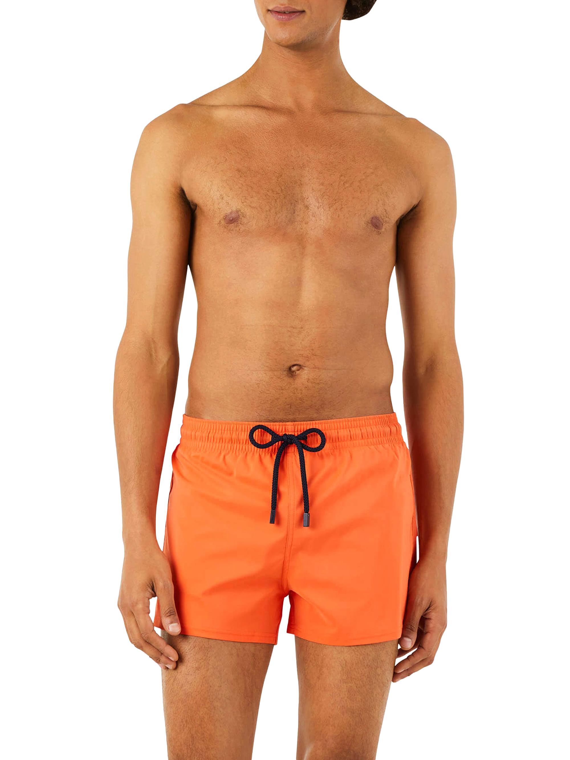 Vilebrequin Men's Unis Swim Trunks - Guava