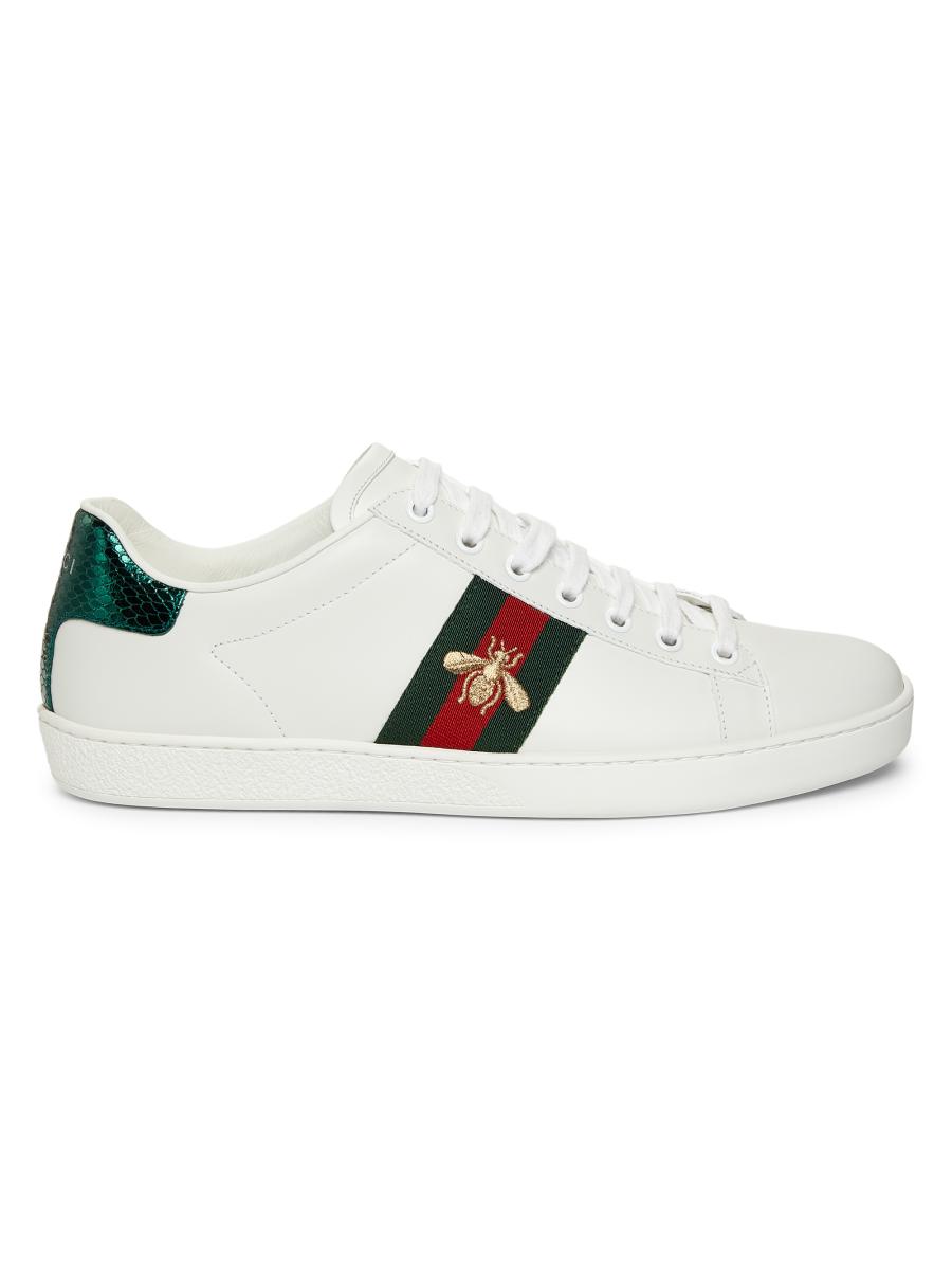 GUCCI ゴールド蜂刺繍スニーカー 0400012794088?wid=900