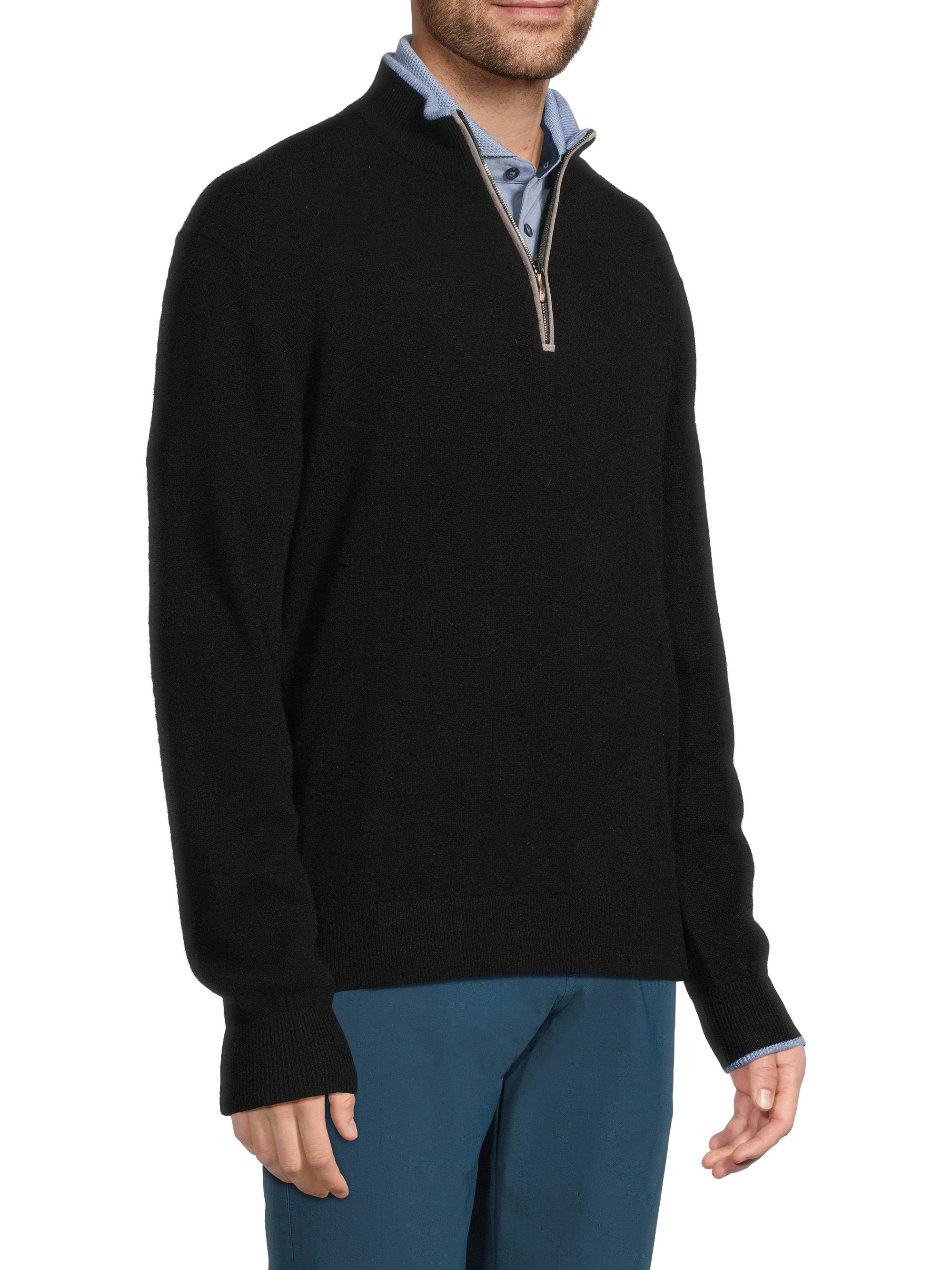 Greyson Sebonack Quarter-Zip Pullover | Saks Fifth Avenue