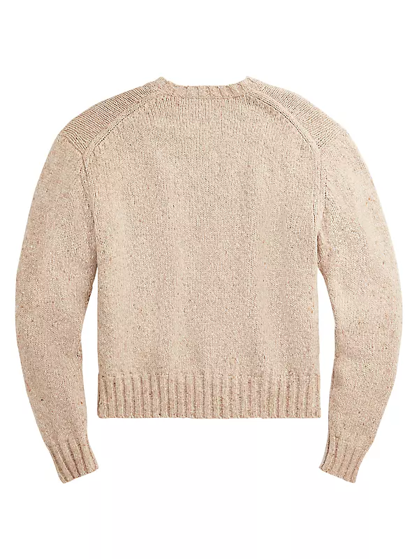 Shop Polo Ralph Lauren Classic Logo Wool & Cashmere-Blend Sweater