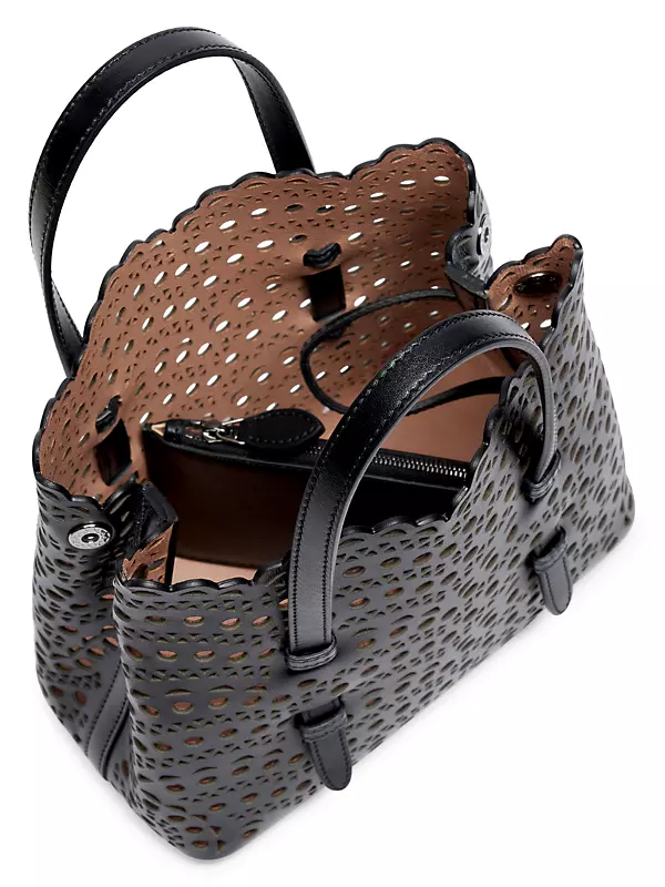 Mina 25 Perforated Leather Tote