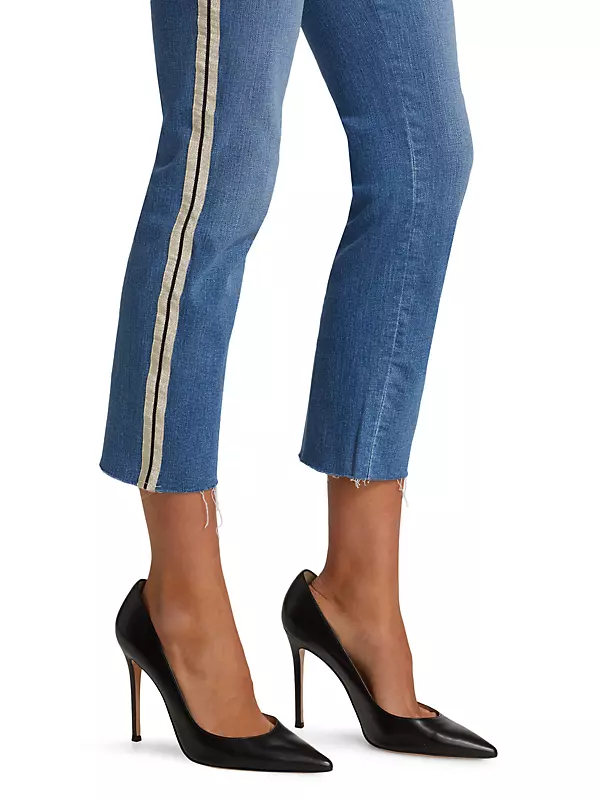 Sada High-Rise Crop Slim Straight Jeans