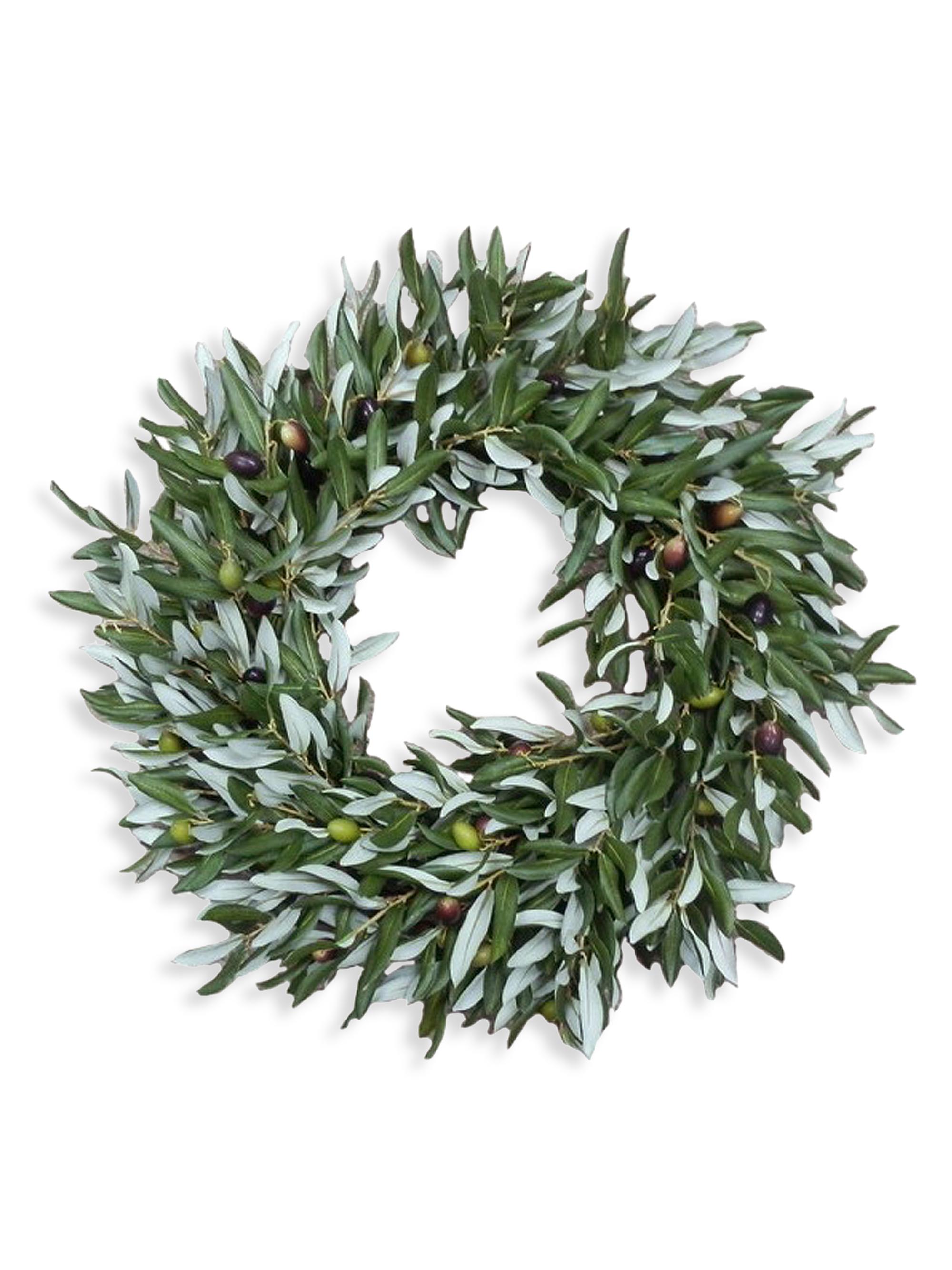 Winward Home Everyday Floral Imitation Olive Wreath | Thumbnail 2