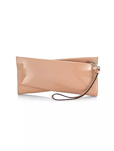 Nude Clutch Purses for Women Red Patent Leather Purse Black Patent Leather Envelope Purse for Wedding Party Gift Travel